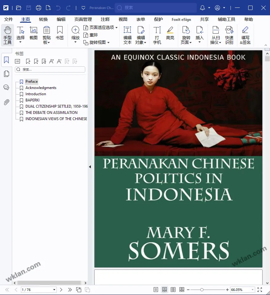 Peranakan Chinese Politics in Indonesia