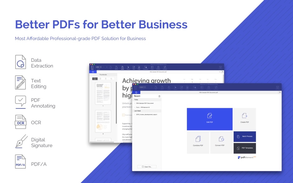 PDFelement – Create, edit, convert, sign, and perform OCR on PDF files